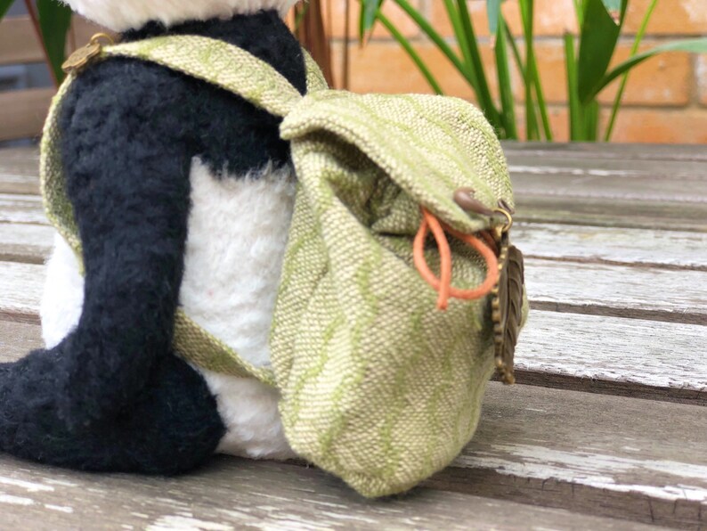 Collectible teddy for adults Stuffed toy Birthday gift Soft sculpture. Artist Teddy Bear Handmade teddy style Panda Bear