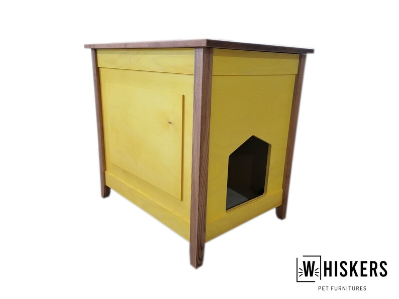 Cat Litter Cover Box model Deluxe Standard Etsy