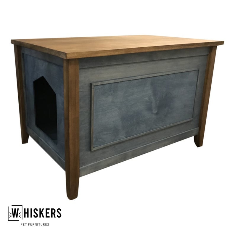 Cat Litter Cover Box model Deluxe Standard Etsy