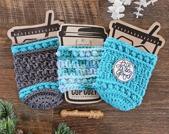 Cold Brew Crochet Cup Cozy | Mug Hug | Crochet Cup Cozy | Coffee Cup Sleeve | Ready to Ship | Gift Baskets Items | Tea Lover | Reusable