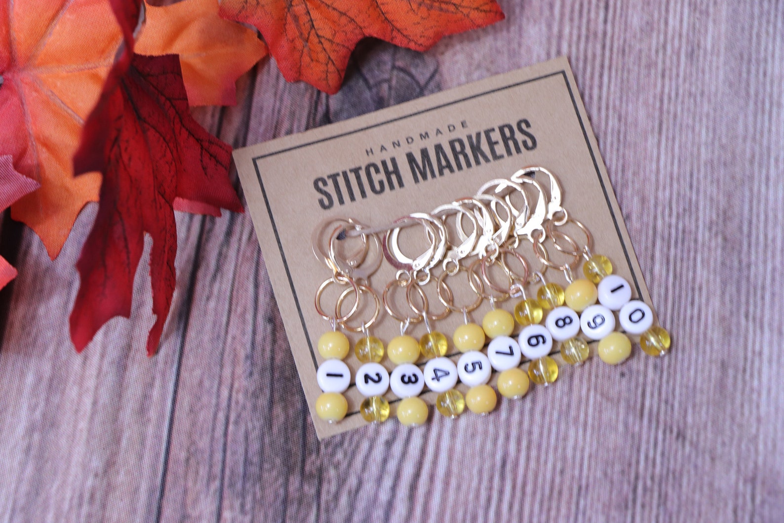 Knitting Row Keeper Markers Knitting Stitch Markers Crochet Etsy