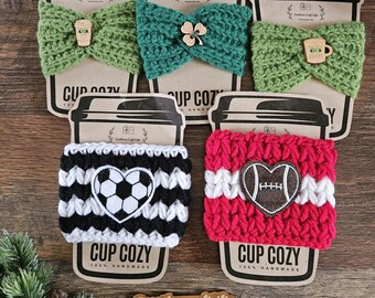 Crochet Cup Cozy | Mug Hug | Crochet Cup Cozy | Coffee Cup Sleeve | Ready to Ship | Gift Baskets Items | Tea Lover | Reusable