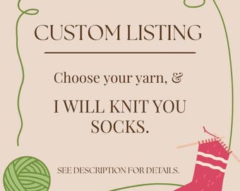 Hand Knit Socks