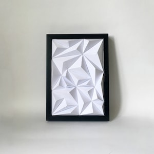 S Ridges Papercraft 3D Paper Poster DIY Template Printable pdf Home Decor image 1