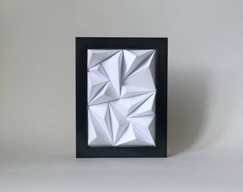 RIDGES XS | Papercraft | Paper Poster | Paper Craft Template | pdf PATTERN | Origami