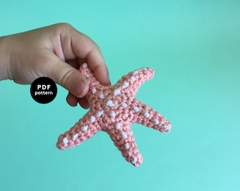 Mini Starfish | CROCHET PATTERN | Crochet Sea Animal | Amigurumi | Stroller Chain | Pram Garland | Nursery Mobile