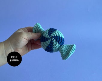 Mini Candy | Crochet pdf Pattern | Play food | Stroller Chain | Garland | Mobile | Toy | Fastfood | Snack | Candy