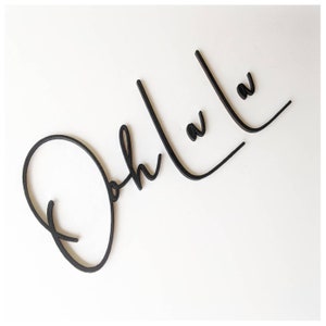 Custom Wood Wall Words, Personalized Quote Sign image 7