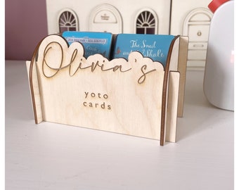 Yoto card holder, personalised Yoto storage box, Yoto player, Yoto card storage
