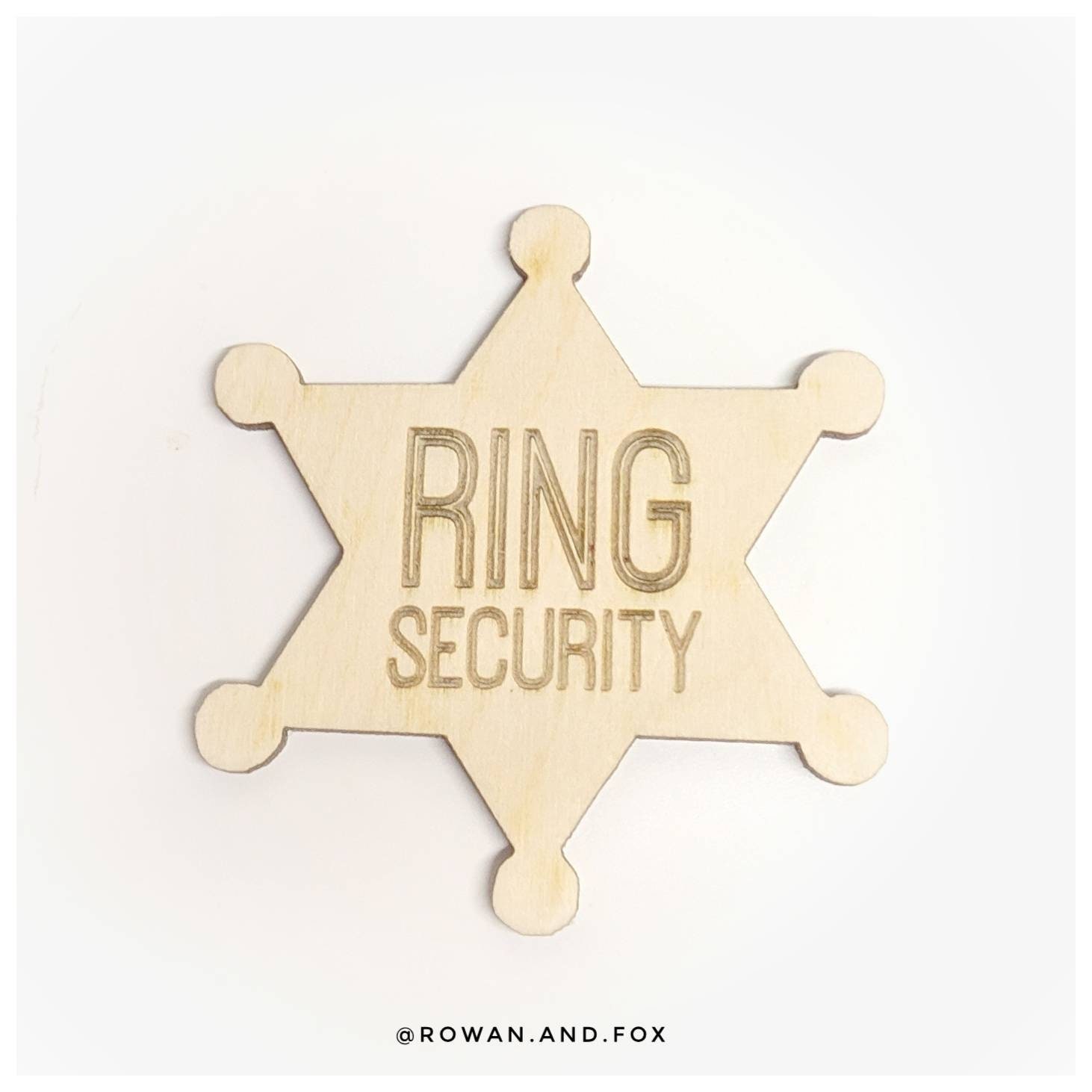 ring bearer badge