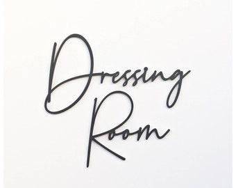Custom wooden wall sign / quote wall sign/ dressing room sign/ custom bathroom sign/ song lyric wall art / modern wall sign / wall words