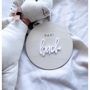 Babi Bach / Welsh baby plaque / Babi cymraeg/ Babi newydd/ new baby plaque / hello world / baby shower gift / baby announce / new arrival