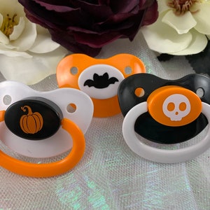 Halloween Pacifier, Adult Paci, Goth Pacifier, ABDL Dummy, DDLG Clothing