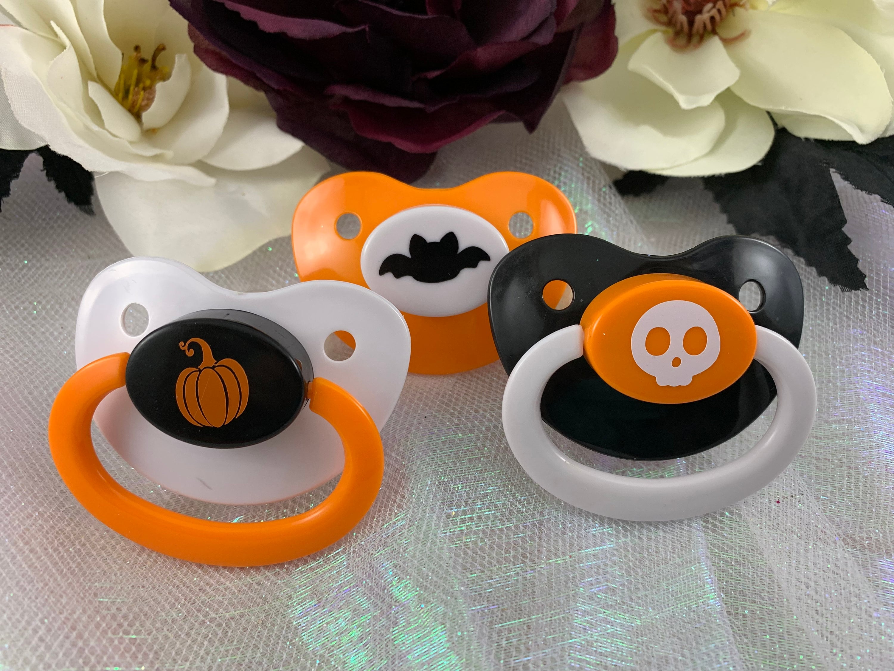 Halloween Pacifier Adult Paci Goth Pacifier ABDL Dummy Etsy