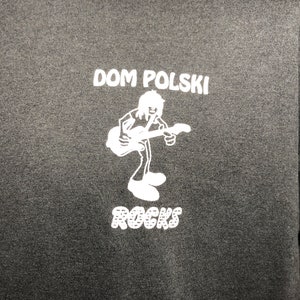 Vintage 90&#39;s Don Polski Rocks T-Shirt Size M Medium