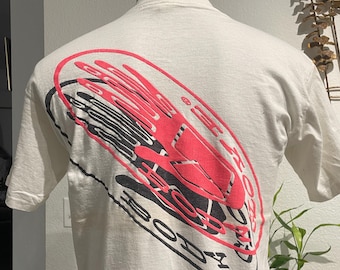 1990 Body Glove All Over Print T-shirt | Size Large | Volley Ball