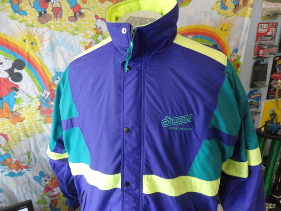 90sビンテージCripple Creekネイティブ柄 スエージャケットXL 緑 90年代 DESCENTE デサント ナイロンジャケット スキージャケット