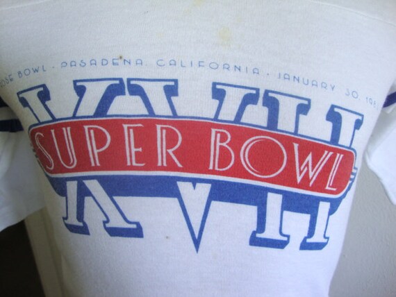 Chemise Vintage Super Bowl XVII 1983 - Dolphins Vs Redskins - Taille M, Orange - Occasion Rare