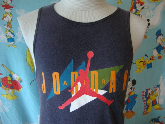 Vintage 90's Nike Air Jordan Gray Tag t shirt Tank
