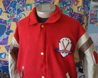 Vintage Louisville Slugger Leather Wool 