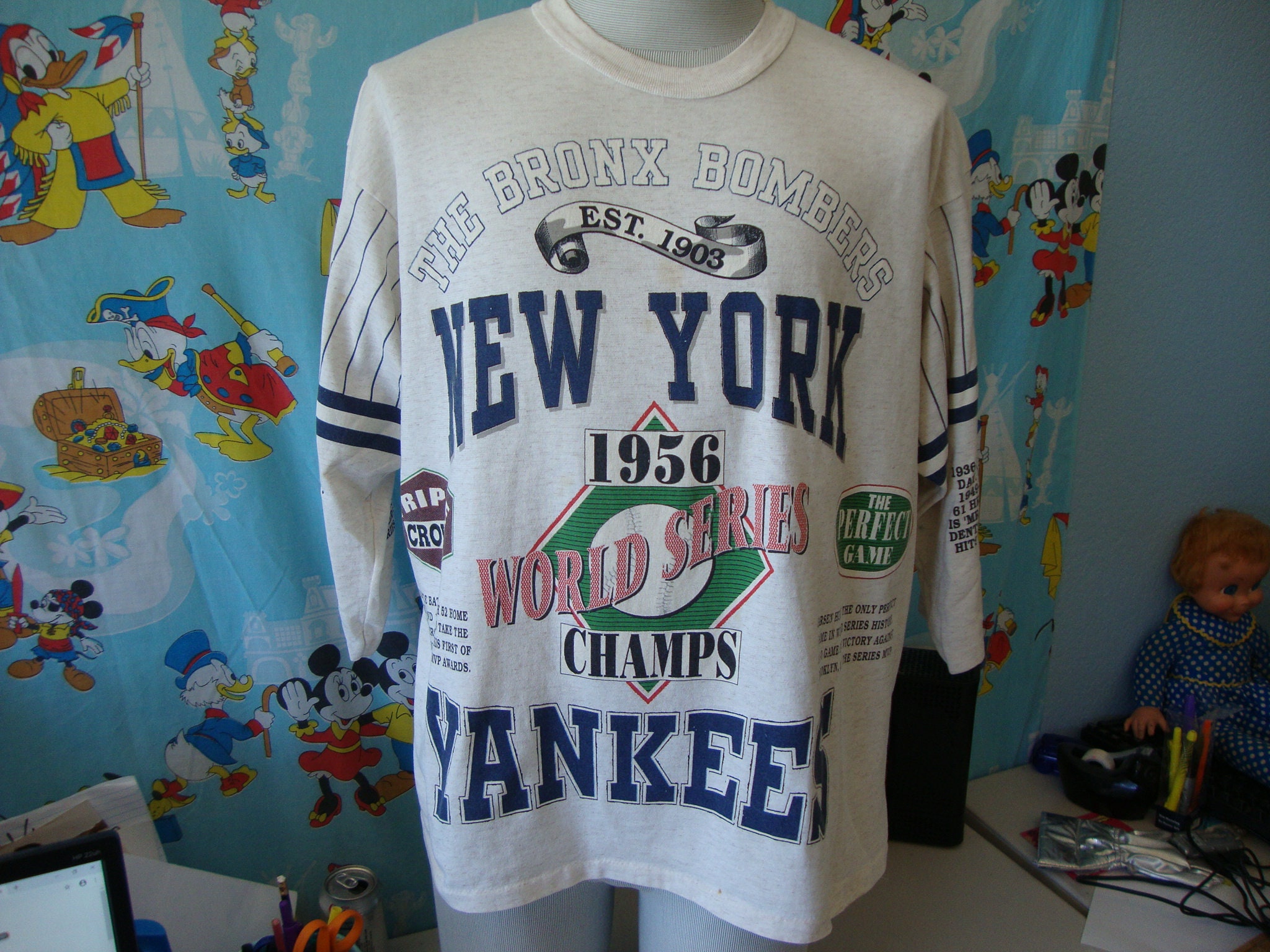 Vintage New York Yankees 3 By Buck Tee T-shirt