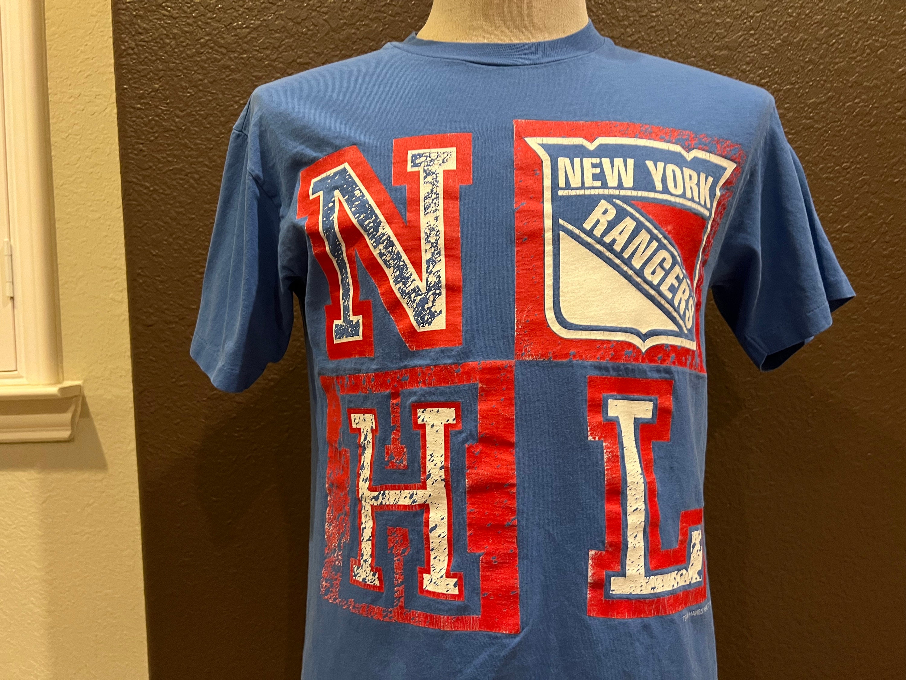 New York Rangers: 1990's Knitted Jersey Style Starter Sweat (L/XL) –  National Vintage League Ltd.