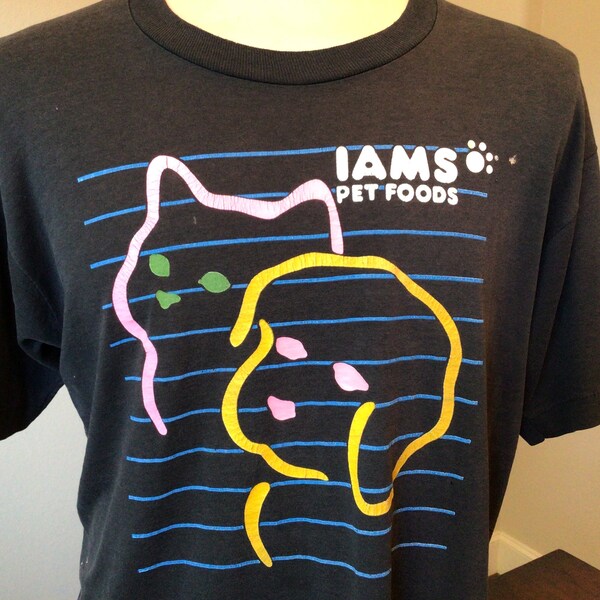 Vintage 90s IAMS Pet Food T-Shirt XL