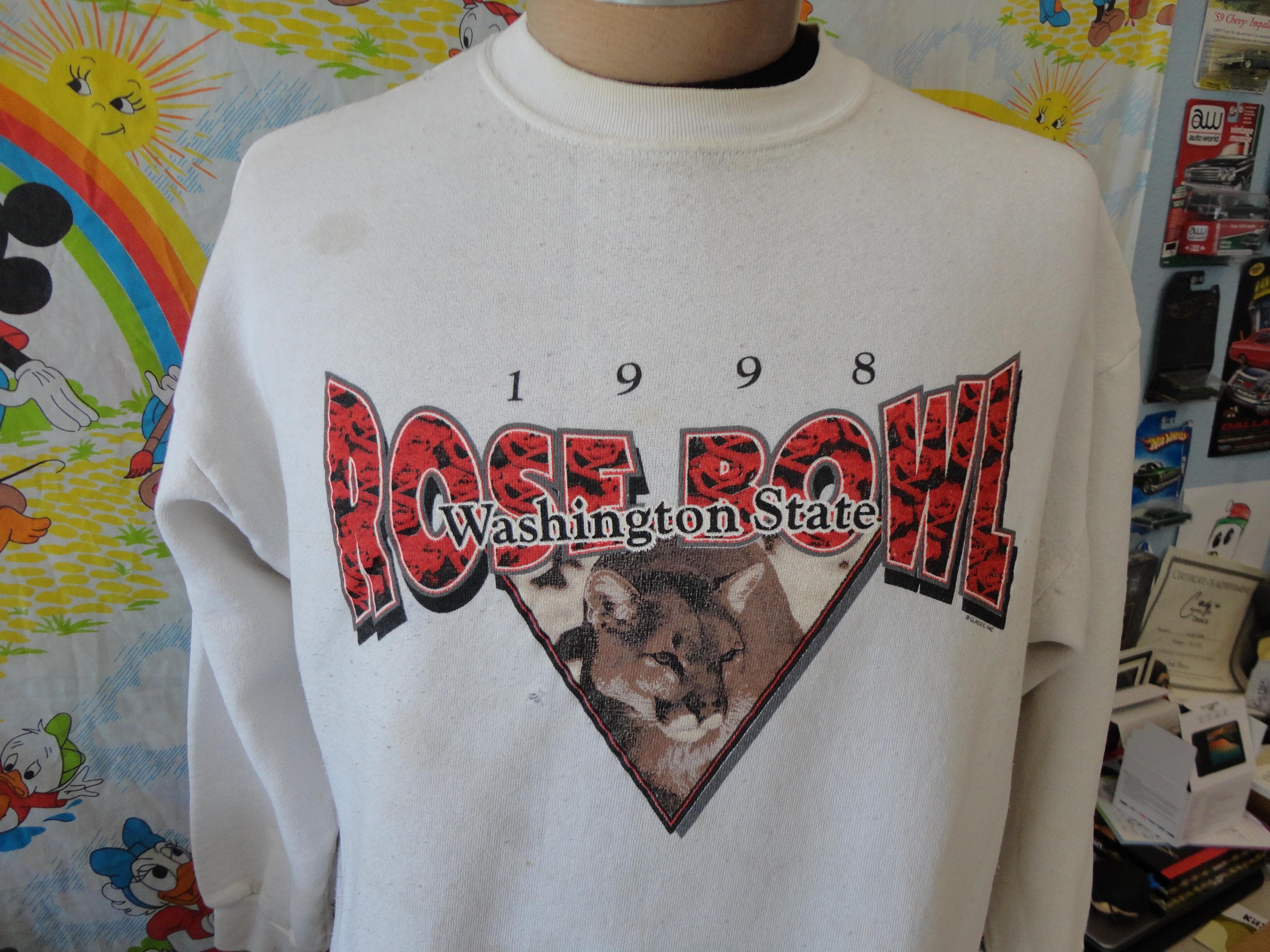 ヴィンテージ 90 年代 ワシントン州立クーガーズ フットボール 1998