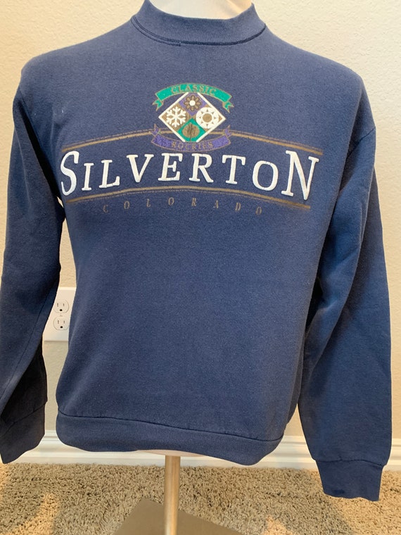 Vintage 90's Silverton Colorado Crewneck Sweatshi… - image 2