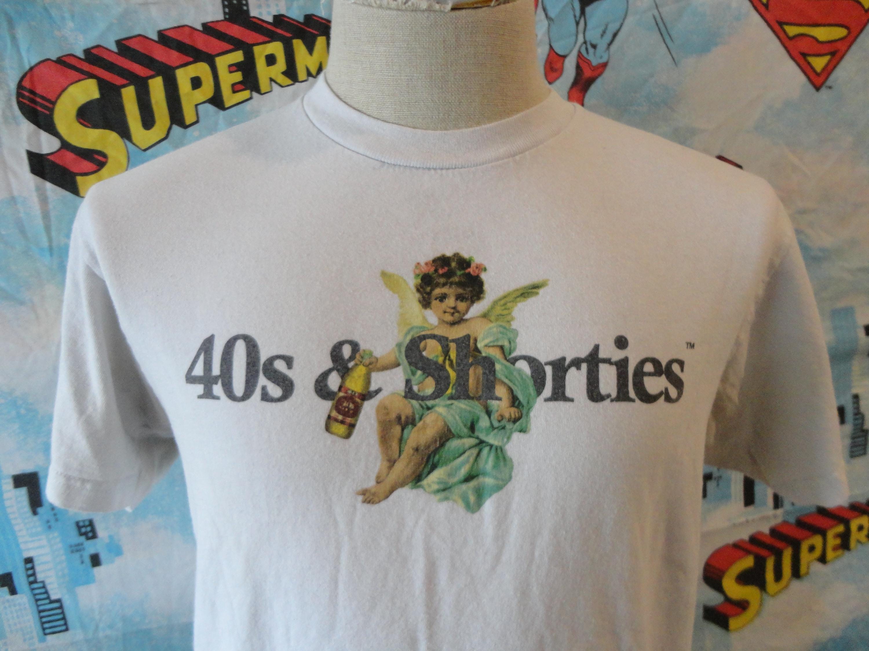 40s & Shorties Angel Graphic Malt Liquor 40 Oz T Shirt M - Etsy