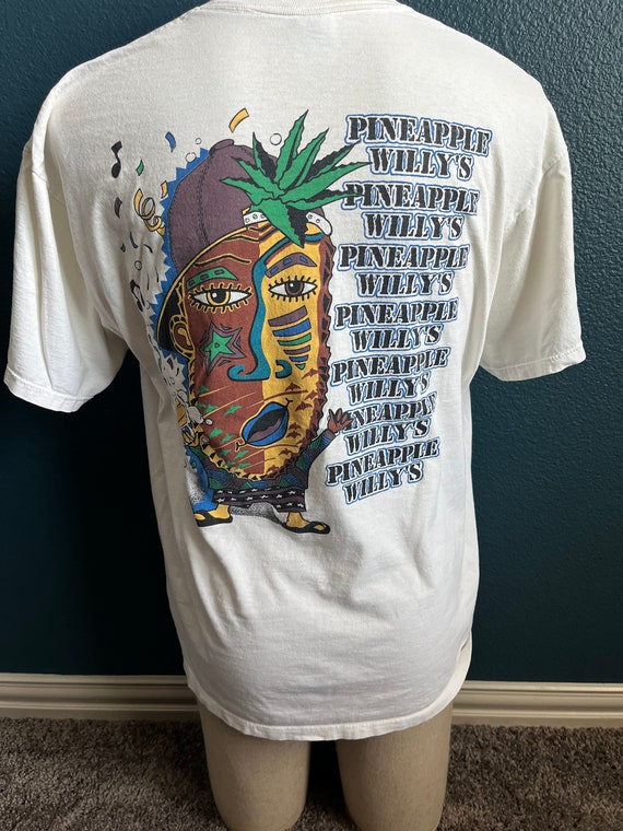Vintage 90's Tiki Mask Pineapple Willy's Panama City Beach