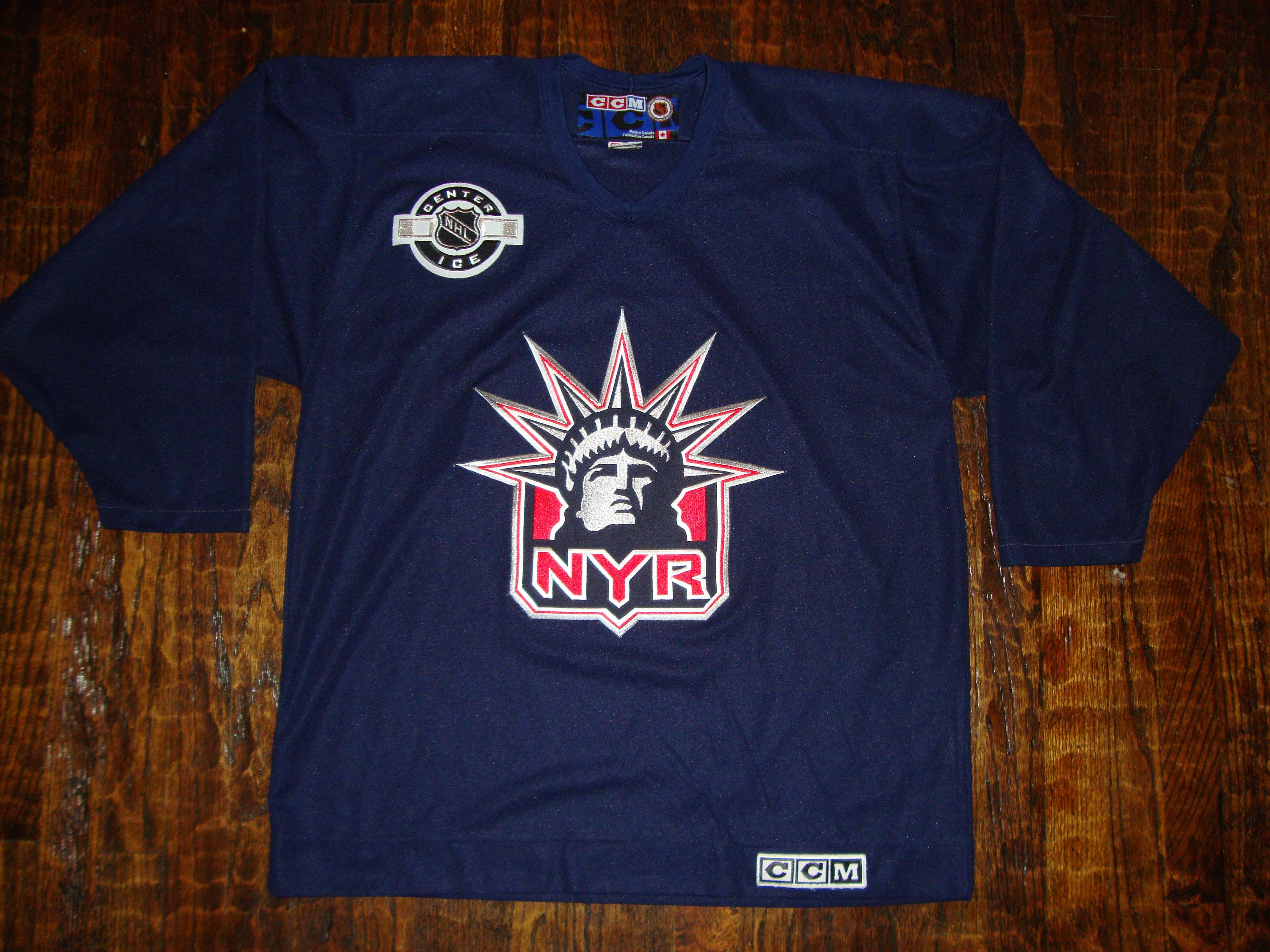 CCM, Shirts, Vintage 9s New York Rangers Ccm Jersey Xl