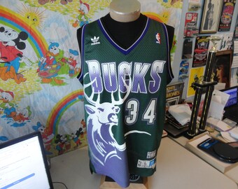 Milwaukee Bucks Ray Allen 1997 Throwback Jersey Size L - Etsy