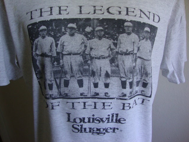 Louisville Slugger, Shirts, Vintage Louisville Slugger How Winners Player  The Game Baseball Tshirt Size Xl