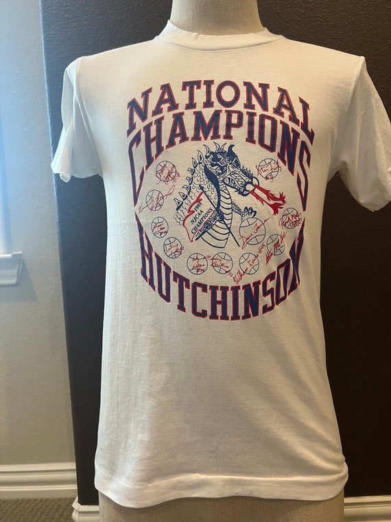 Vintage 80's 1988 NJCAA Hutchinson National Champ… - image 2