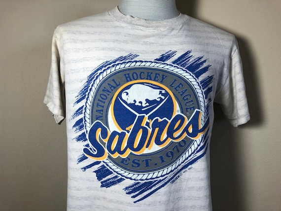 Vintage Buffalo Sabres Sweatshirt by CCM Sabres Slug Logo Hockey Sweater  Medium