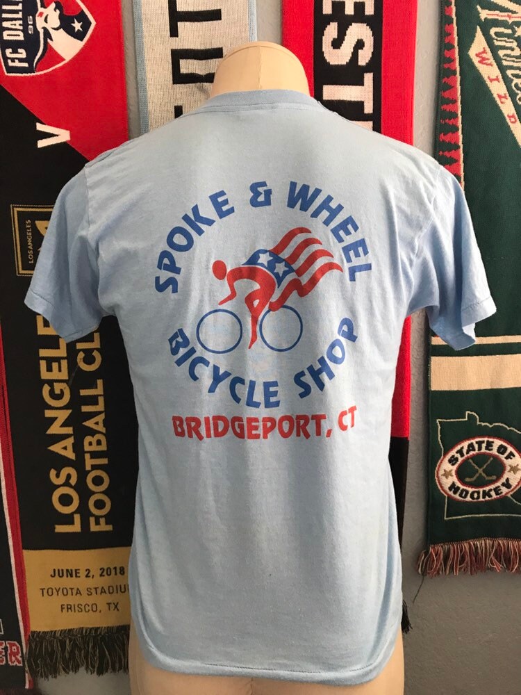 Vintage 80's spoke and wheel bicycle shop Bridgeport Etsy