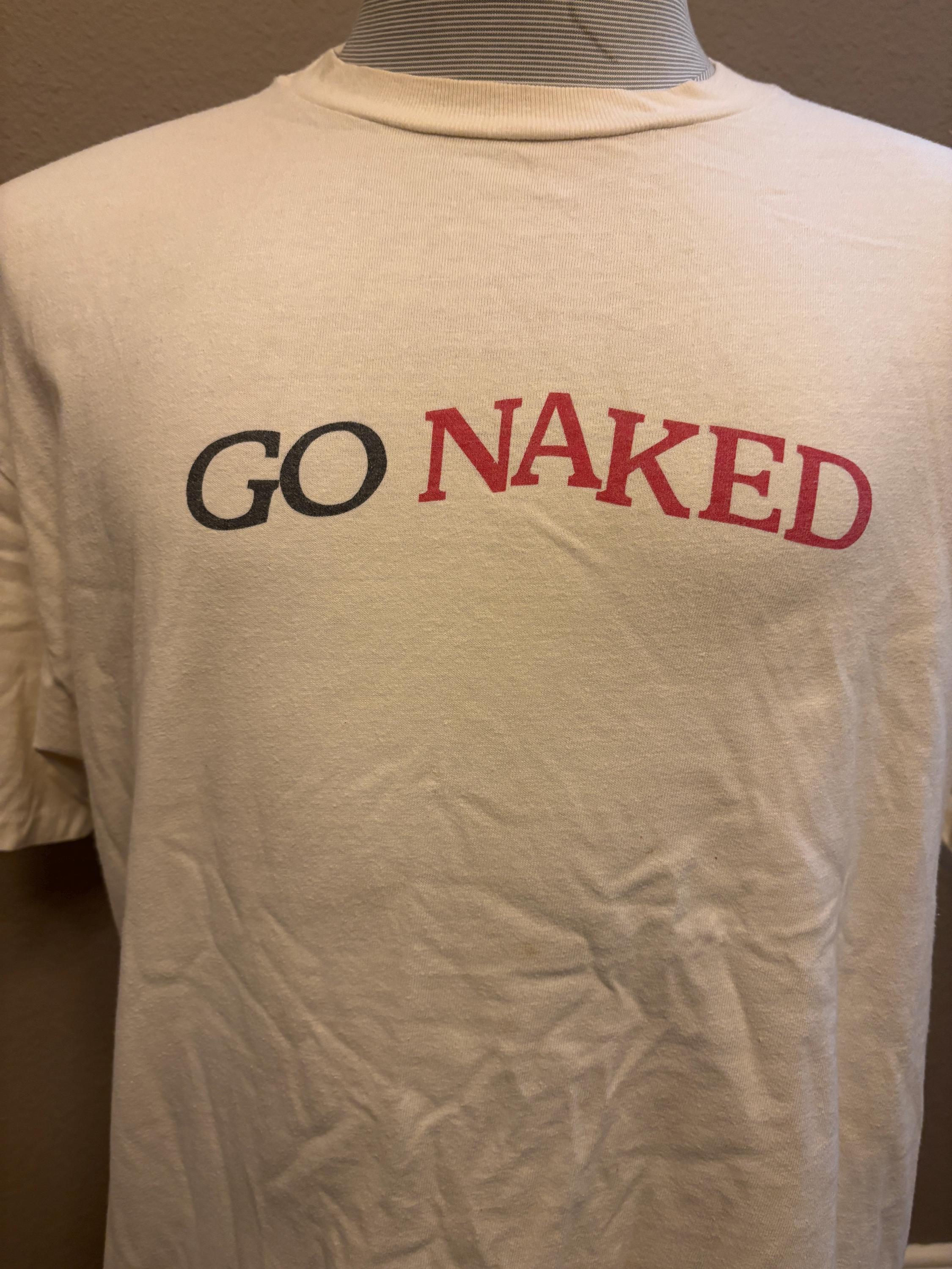 Vintage 90's Go Naked Mistic Fruit Juice Liquor T-shirt XL - Etsy