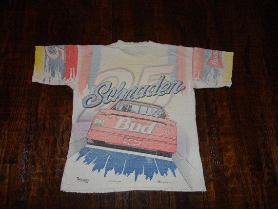 Vintage 1995 Ken Schrader Budweiser Racing AOP 90… - image 2