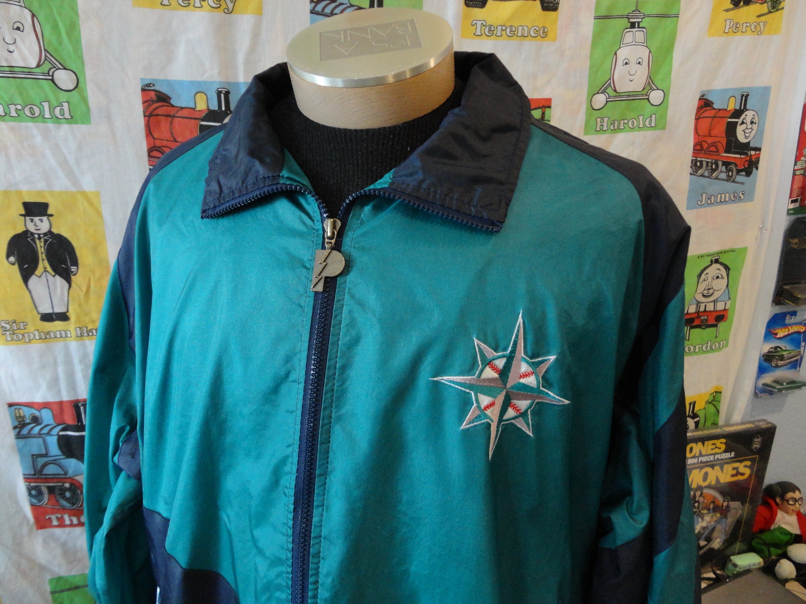 Vintage 90's Seattle Mariners MLB Baseball Windbreaker Pro - Etsy