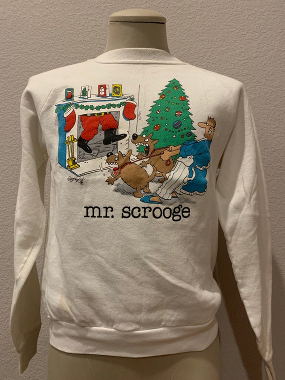 Vintage 90's Mr. Scrooge funny White Crewneck Swe… - image 2