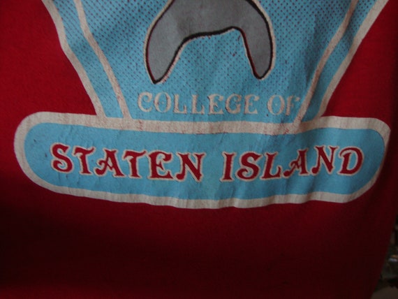 Vintage 80's College Of Staten Island Dolphins Ne… - image 4