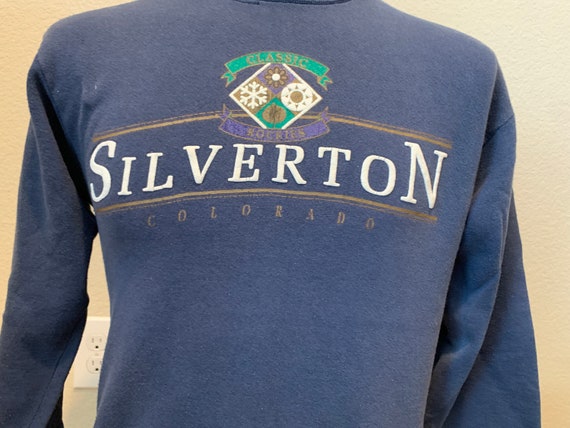 Vintage 90's Silverton Colorado Crewneck Sweatshi… - image 1