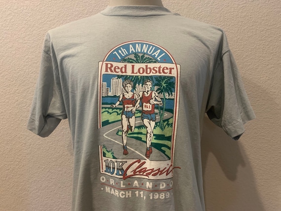 Vintage 80's Orlando 7th Annual Red Lobster 10k C… - image 1