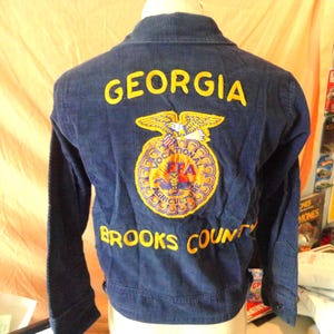Corduroy Chain Stitch Jacket - Etsy