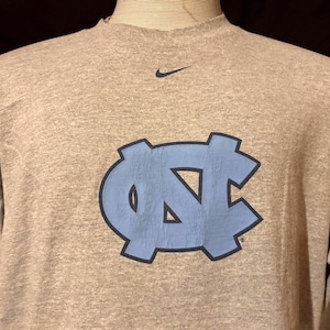 Vintage 90’s Nike Center Swoosh University Of North Carolina UNC Tar Heels Long sleeve T-shirt XL image 1