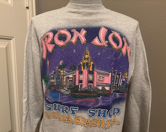 Bluza z okrągłym dekoltem Ron Jon Surf Shop z lat 90. XXL z kolekcji Cocoa Beach Florida