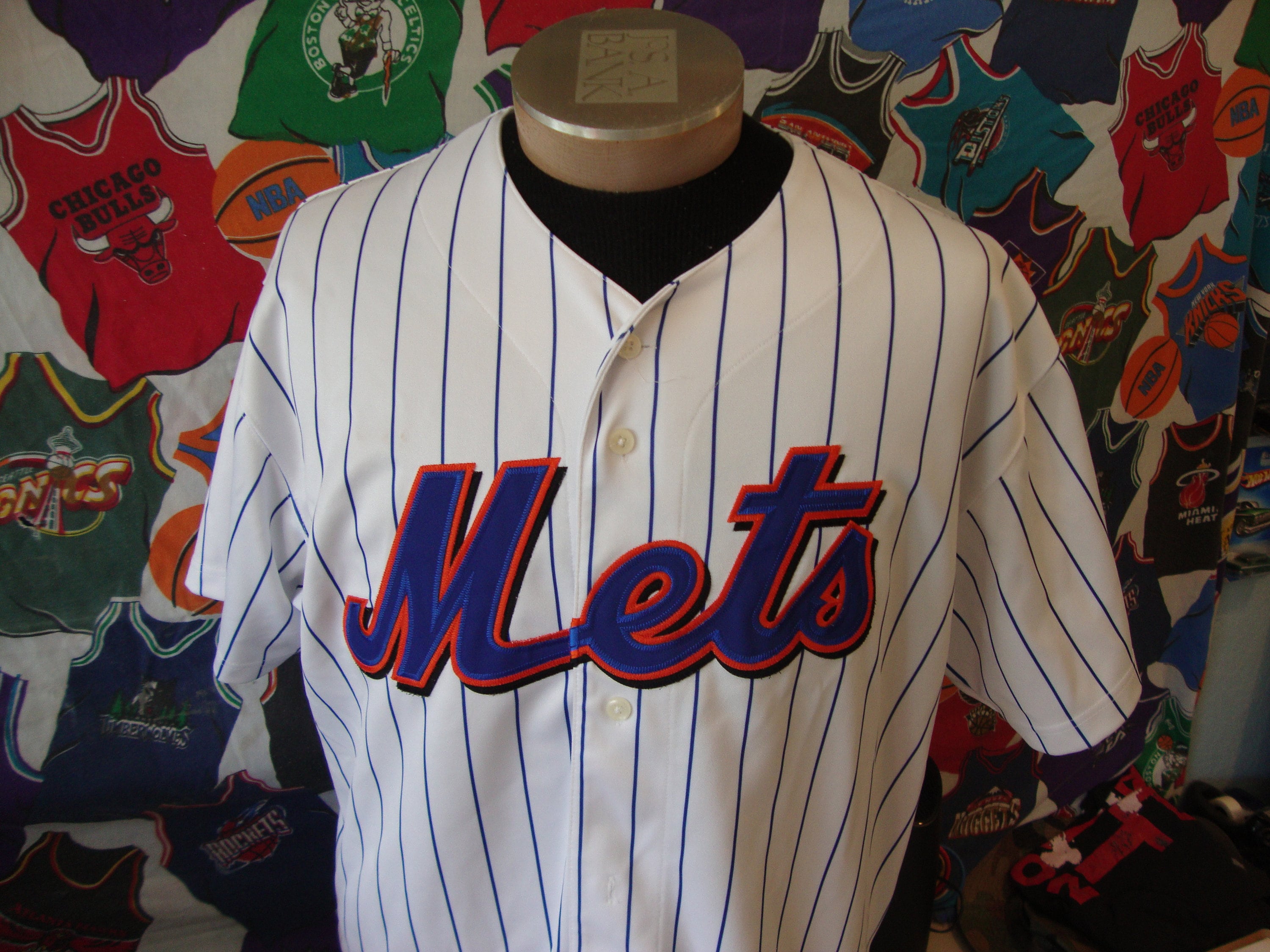 New York Mets Baseball Jersey Majestic Athletics Size 4XL