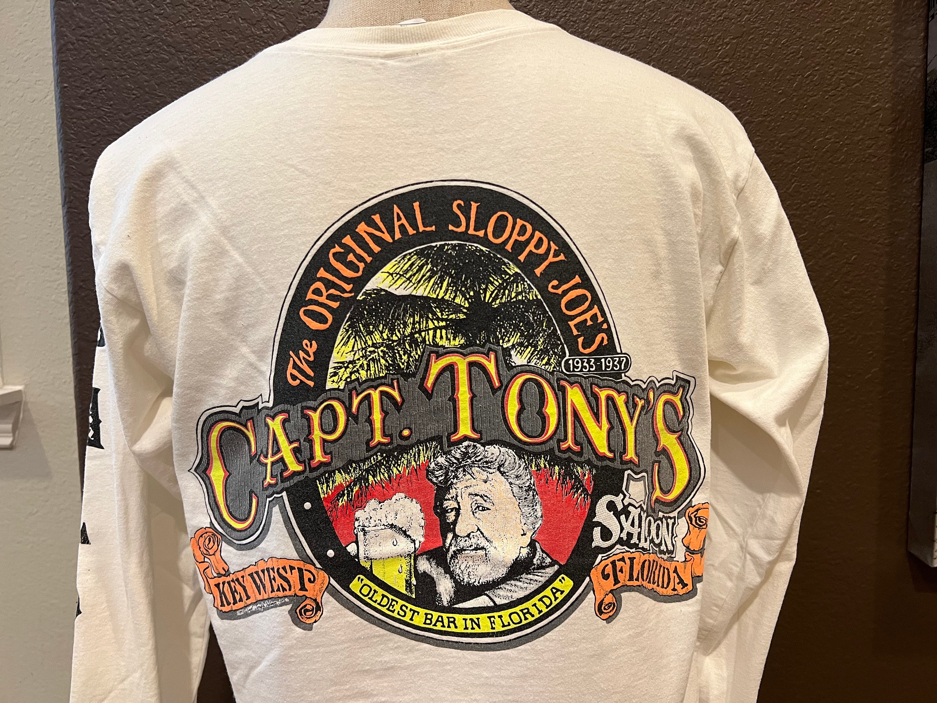 Vintage 90s Captain Tonys Saloon Key West Florida
