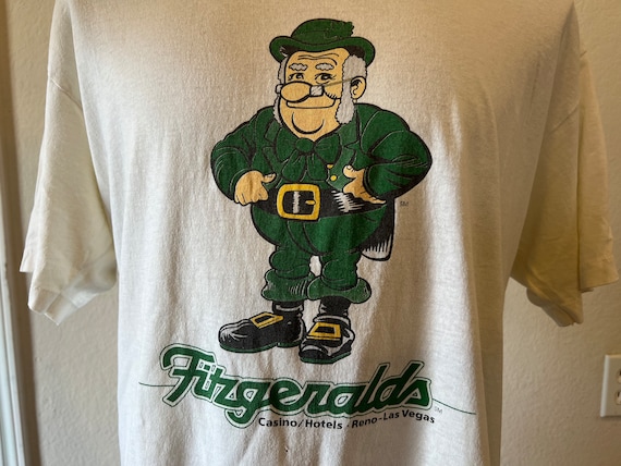 Vintage 80's Fitzgeralds Casino/Hotel T Shirt M - image 1